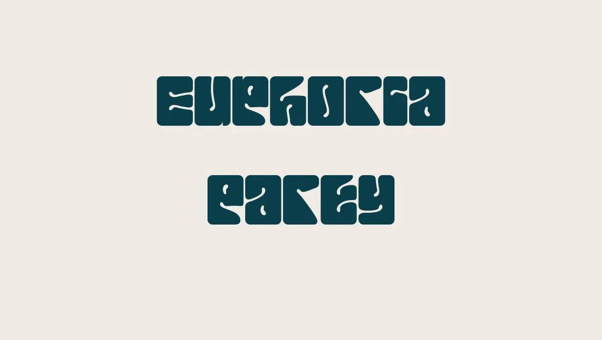 Preview of Euphoria Party Font Free Download