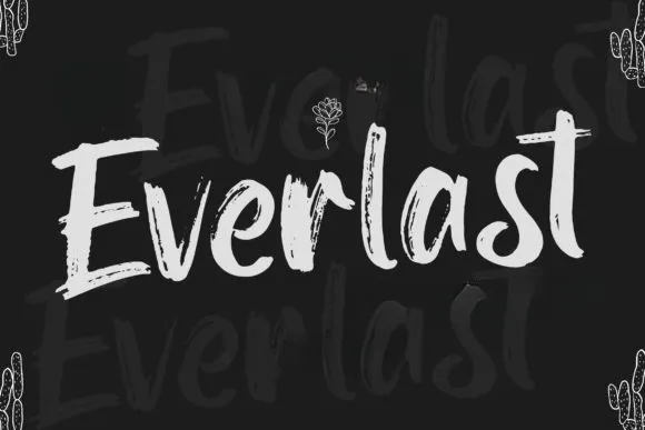Preview of Everlast Font