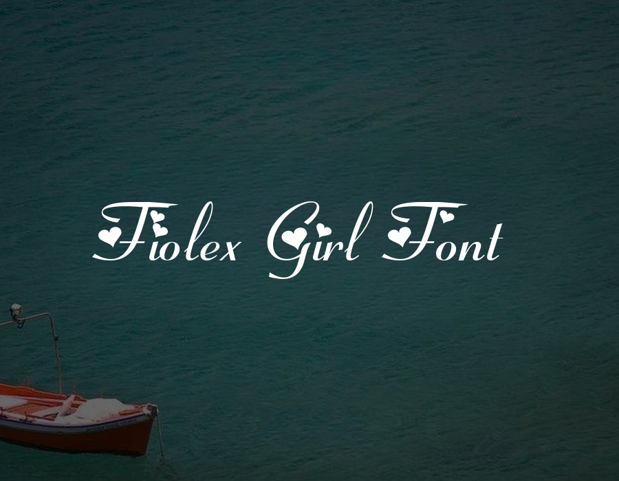 Preview of Fiolex Girls Font Free Download
