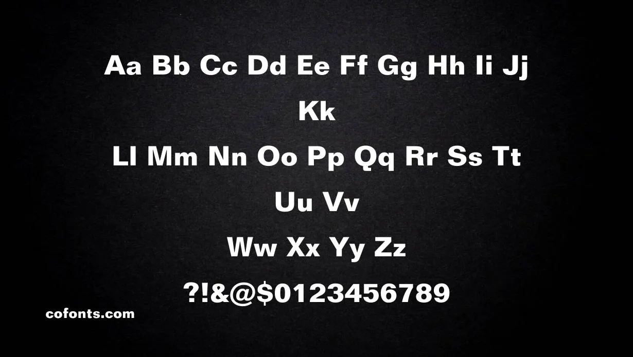 Folio Font Free Download style variations