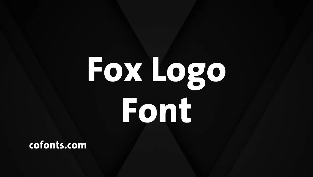 Preview of Fox logo Font Free Download