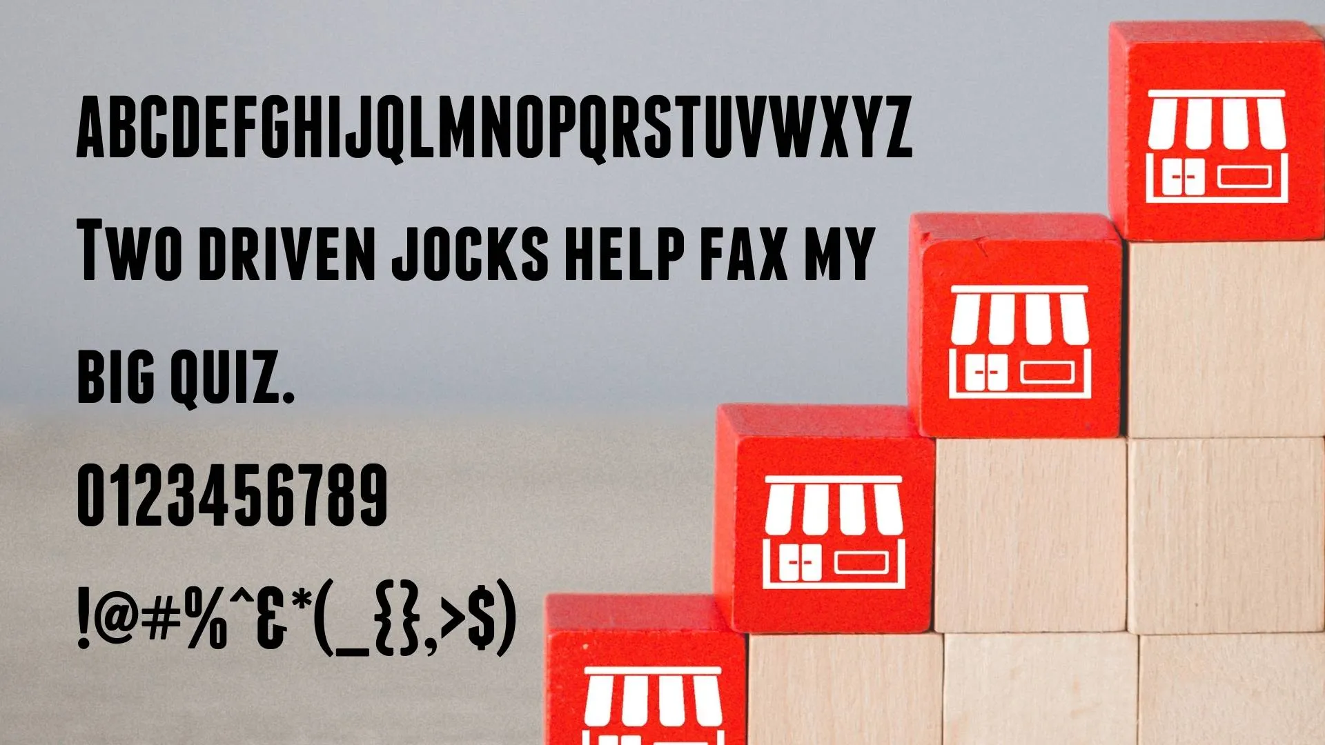 Franchise Bold Font style variations