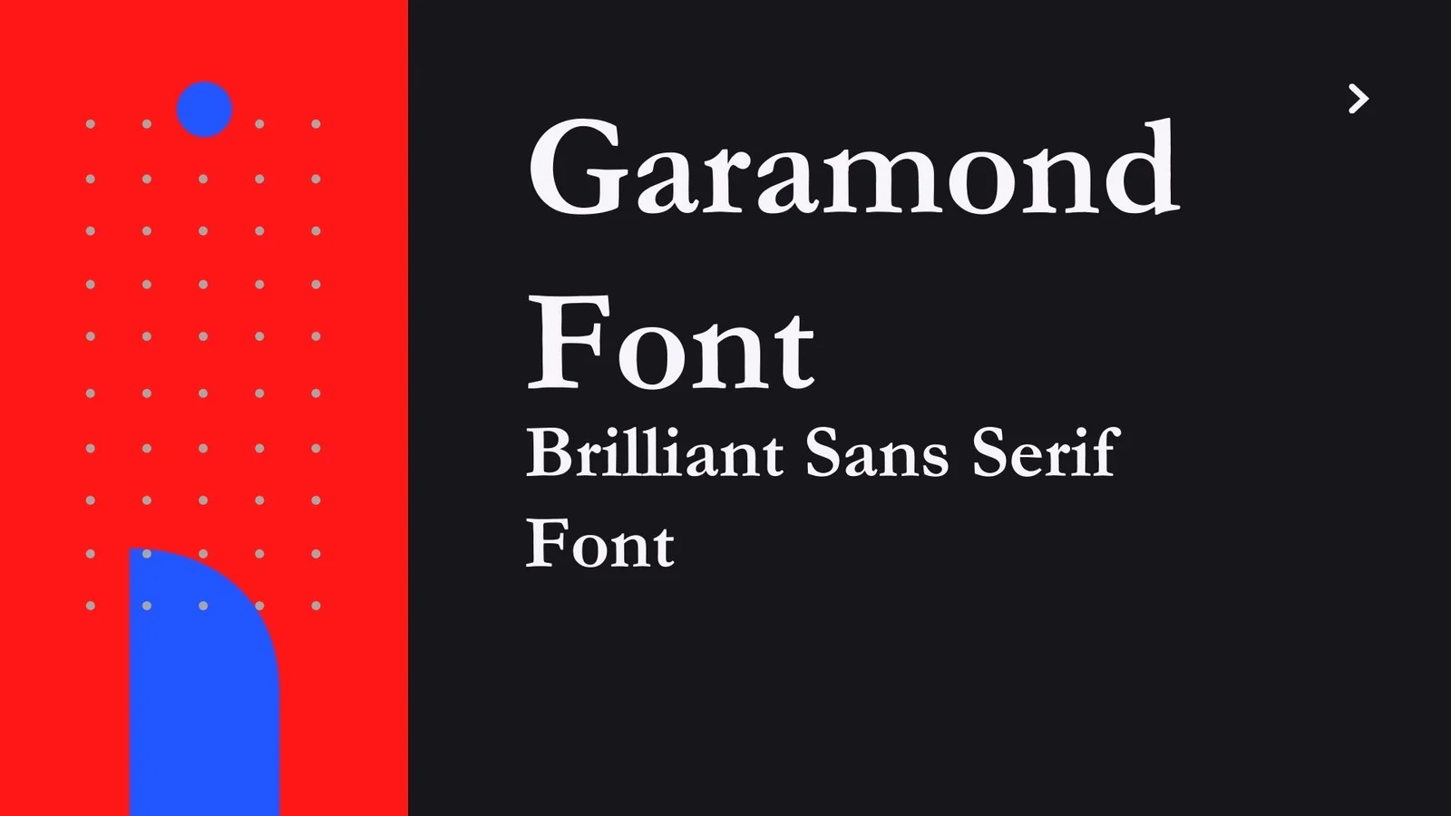 Preview of Garamond Font