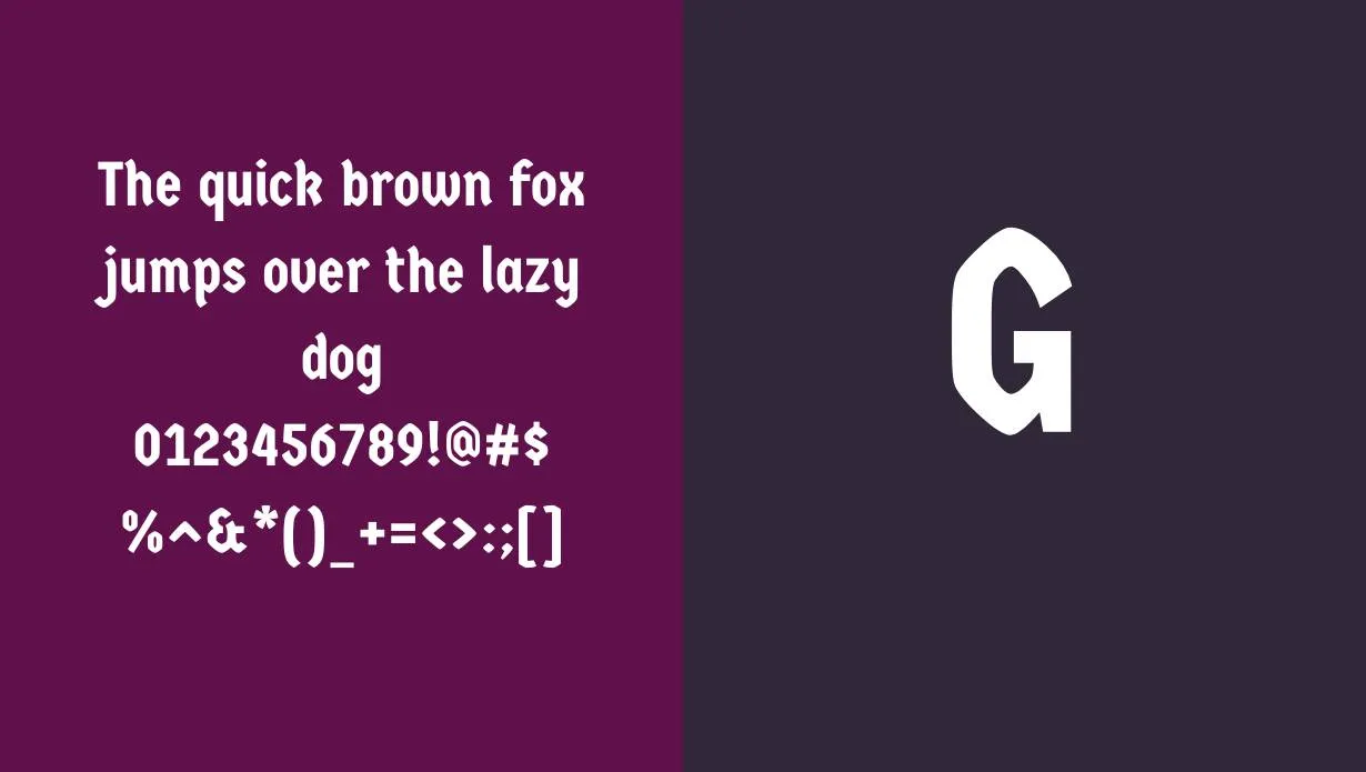 Germania One Font style variations