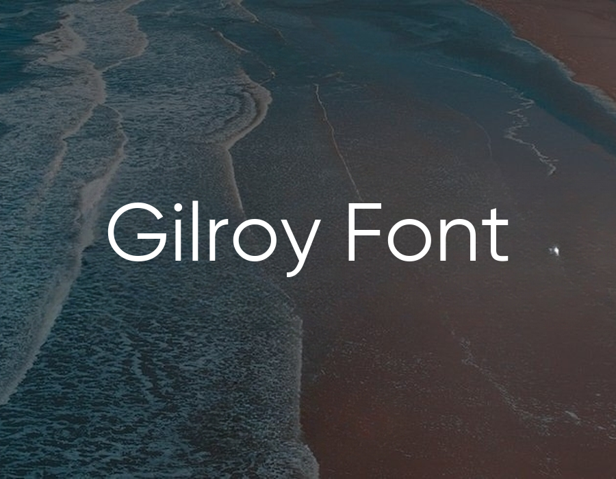Preview of Gilroy Font Free Download