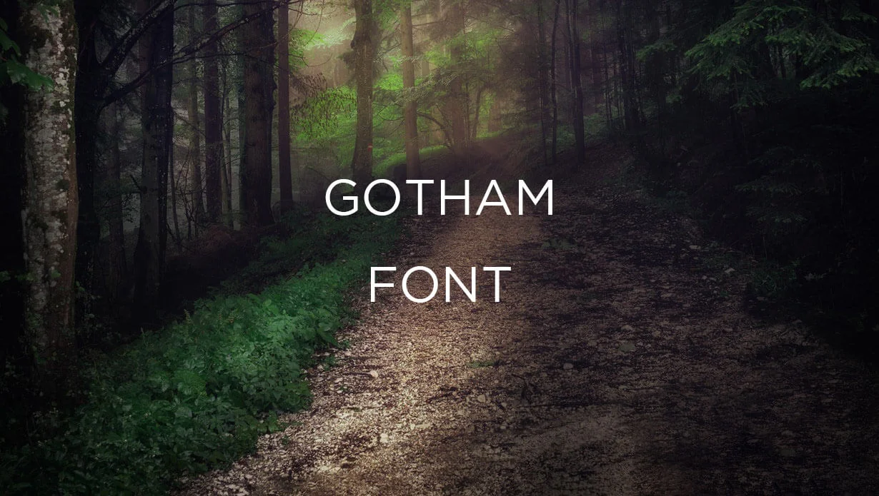 Preview of Gotham Font