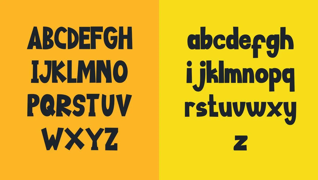 Happy Food Font Free Download style variations