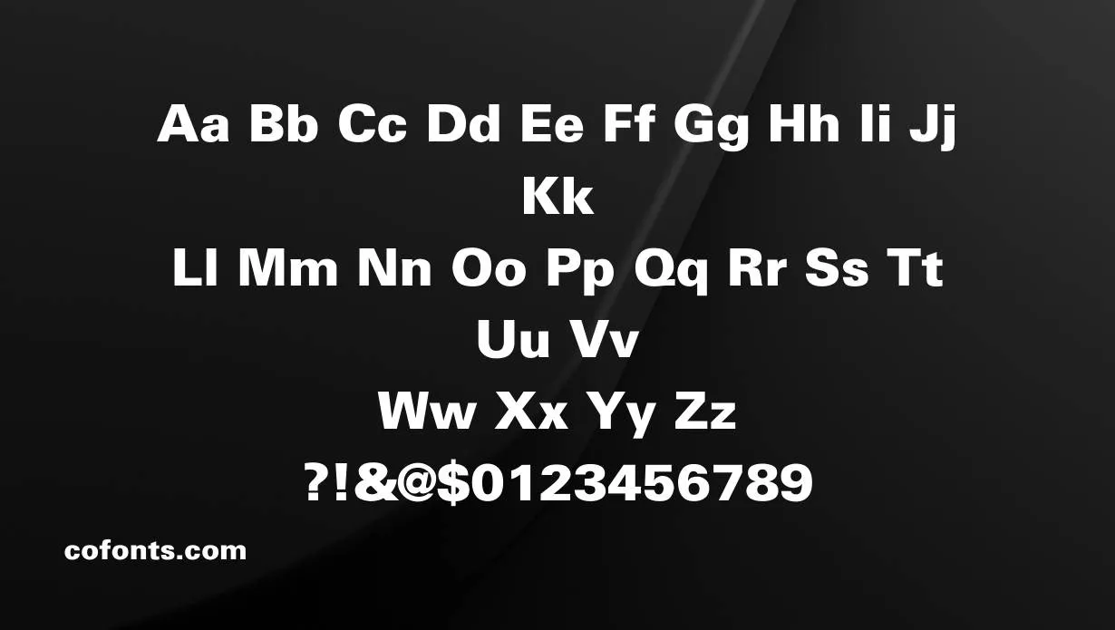 Harvard Font Free Download style variations