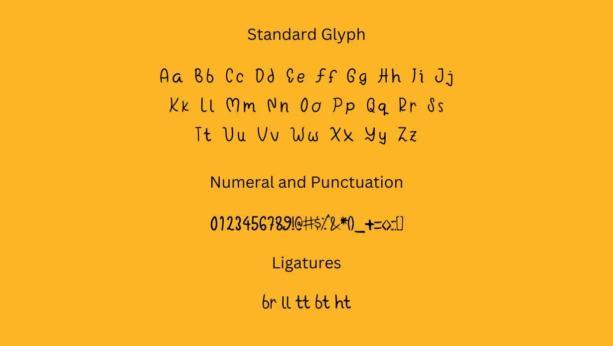 Honey Bunny Cartoon Font Free Download style variations