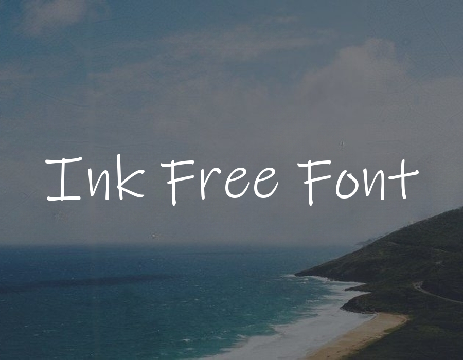 Preview of Ink Free Font Free Download