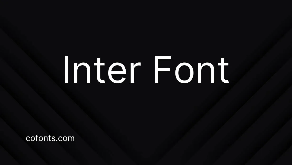 Preview of Inter Font Free Download