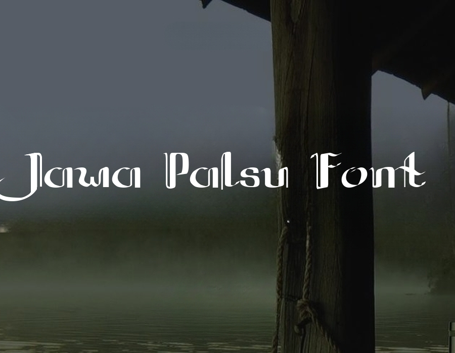 Preview of Jawa Palsu Font