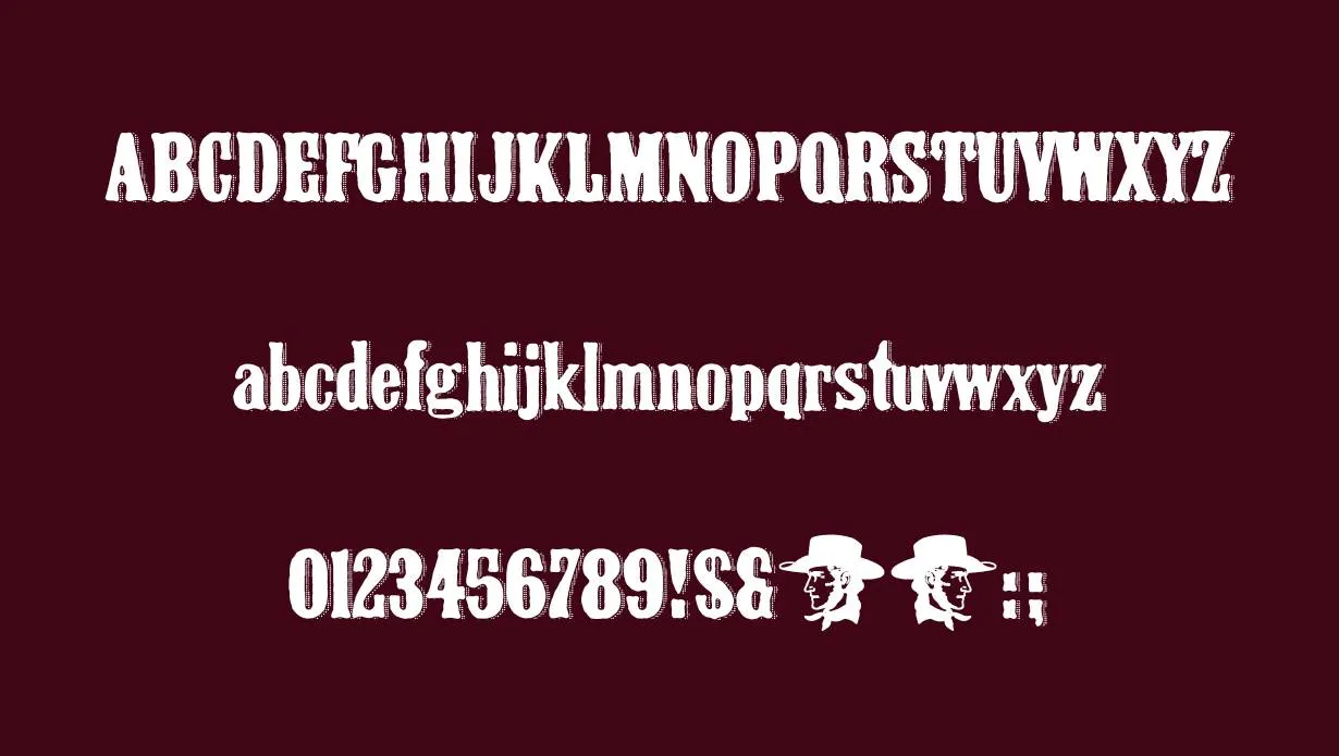 Johnny Pistolas Font Free Download style variations