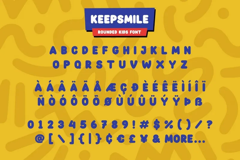 Keepsmile Font Free Download style variations