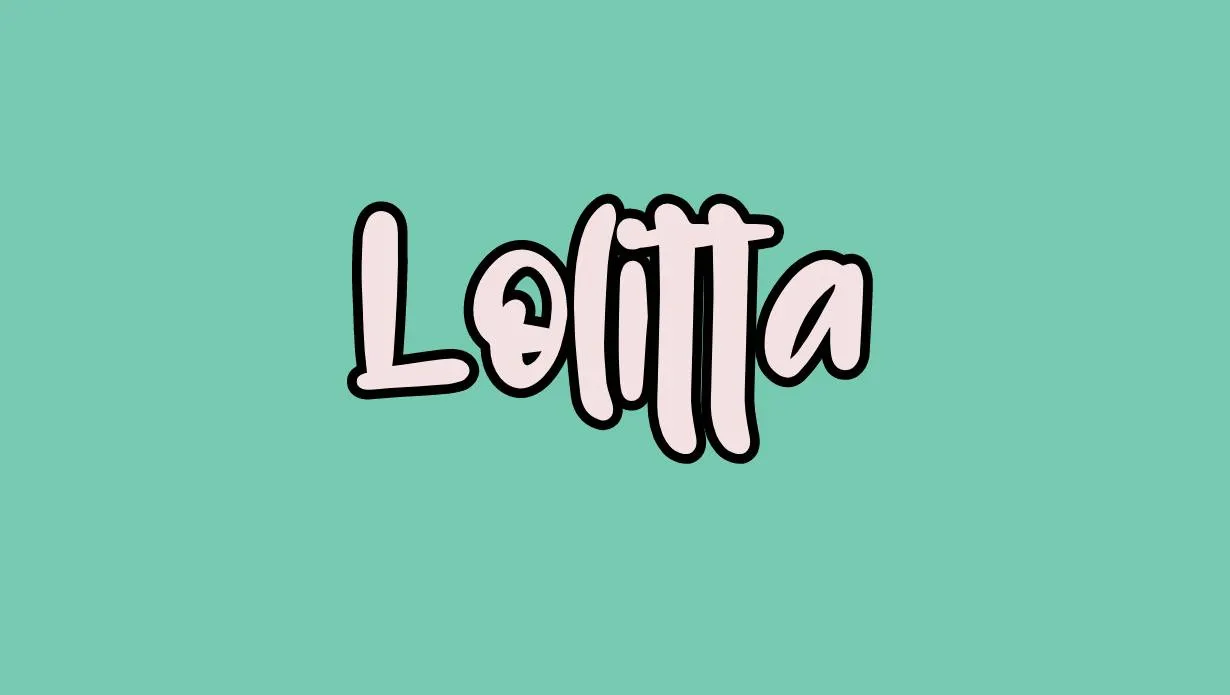 Preview of Lolitta Font Free Download