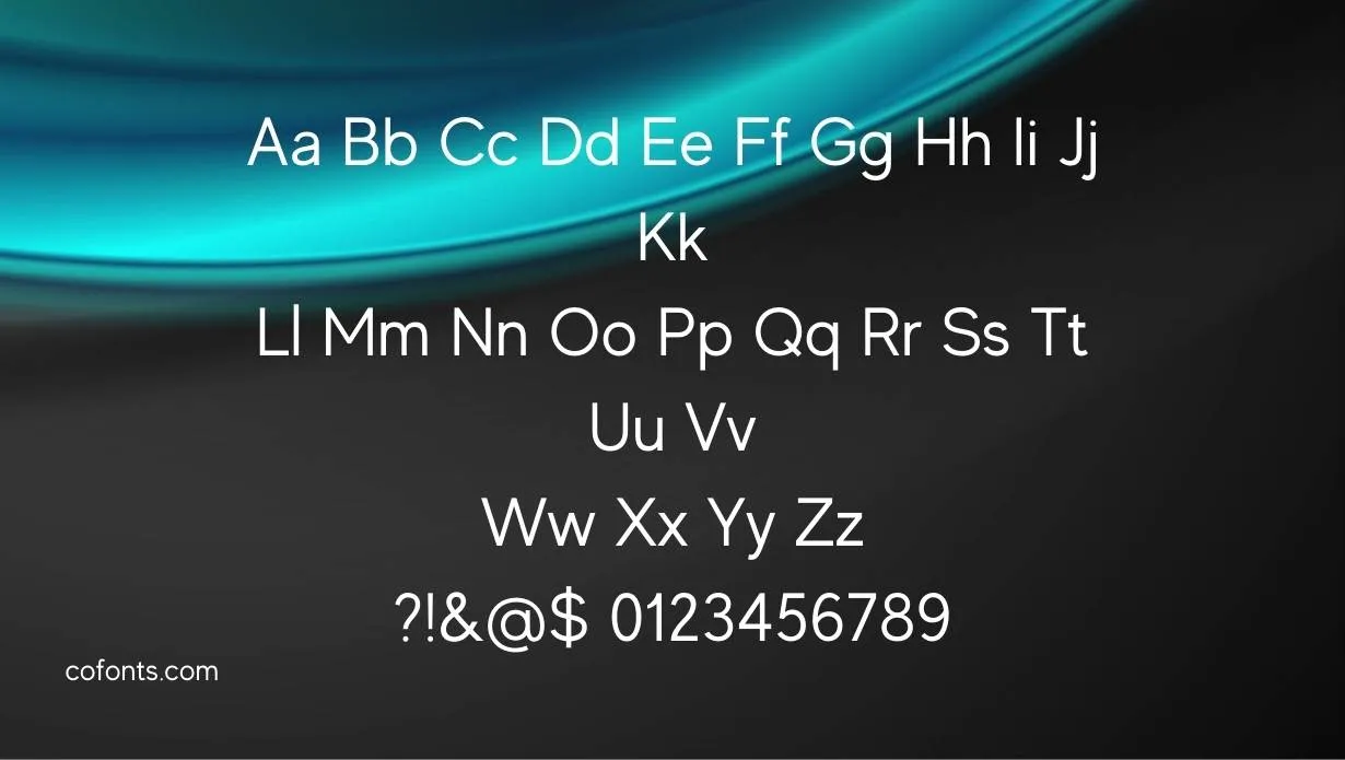 Made Evolve Sans Font Free Download style variations