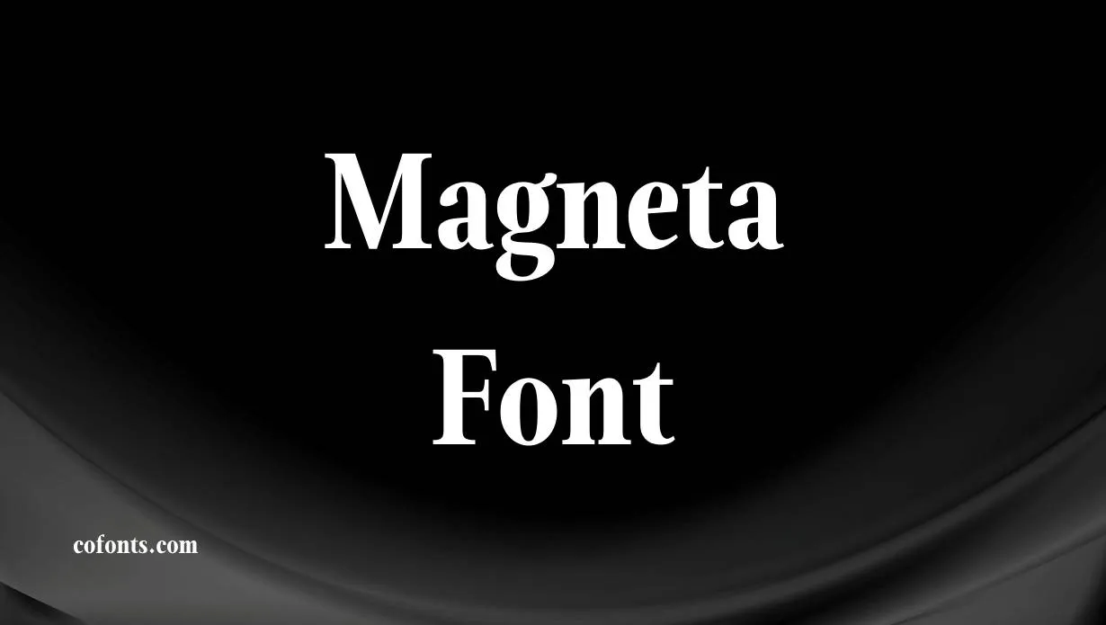 Preview of Magneta Font Free Download