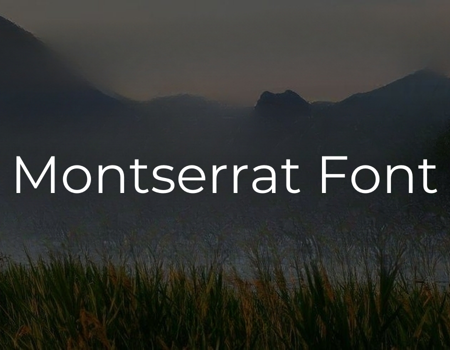 Preview of Montserrat Font Free Download