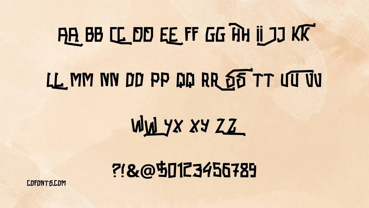Mushroom Font Free Download style variations