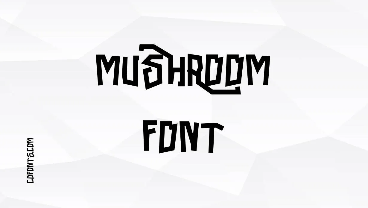 Preview of Mushroom Font Free Download