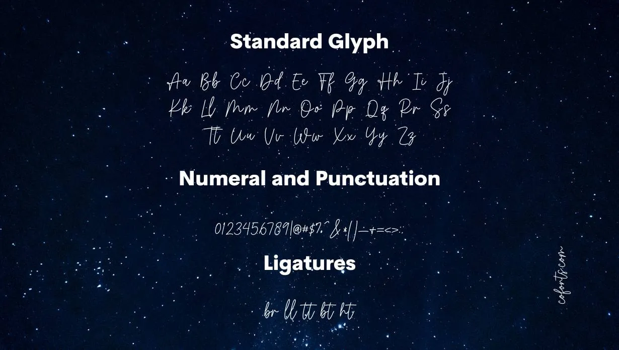 My Bestie Font Free Download style variations