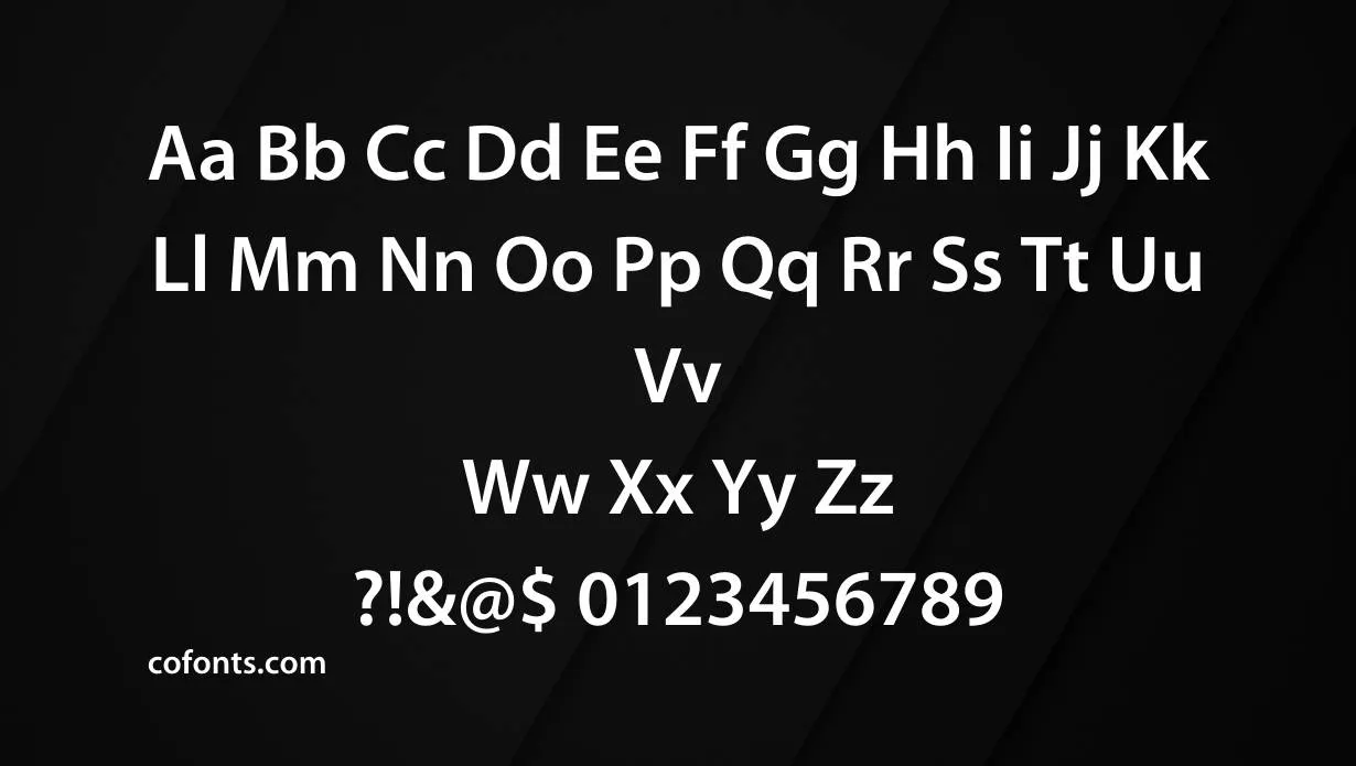 Myriad Pro Font Free Download style variations