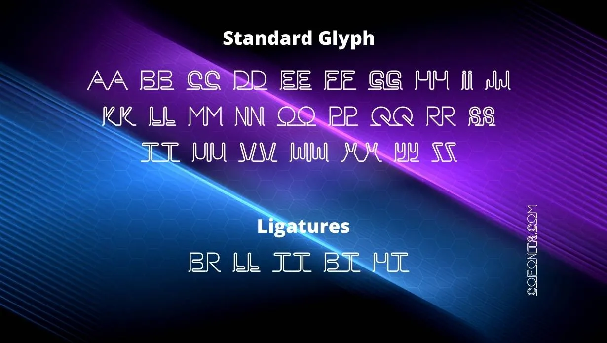 Neon Lights Font style variations and electric aesthetics