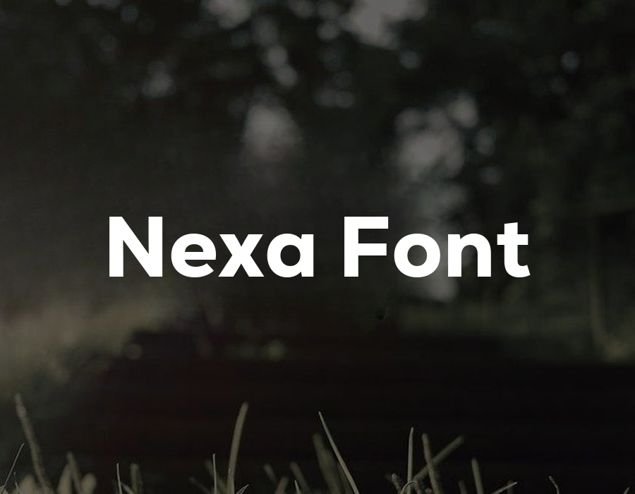 Preview of Nexa Font Free Download