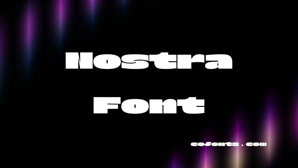 Preview of Nostra Font Free Download