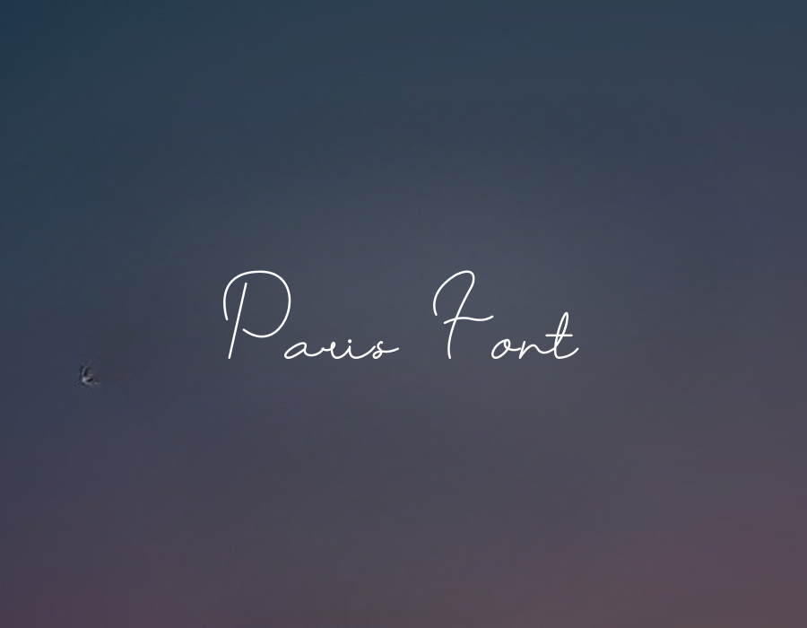Preview of Paris Font Free Download