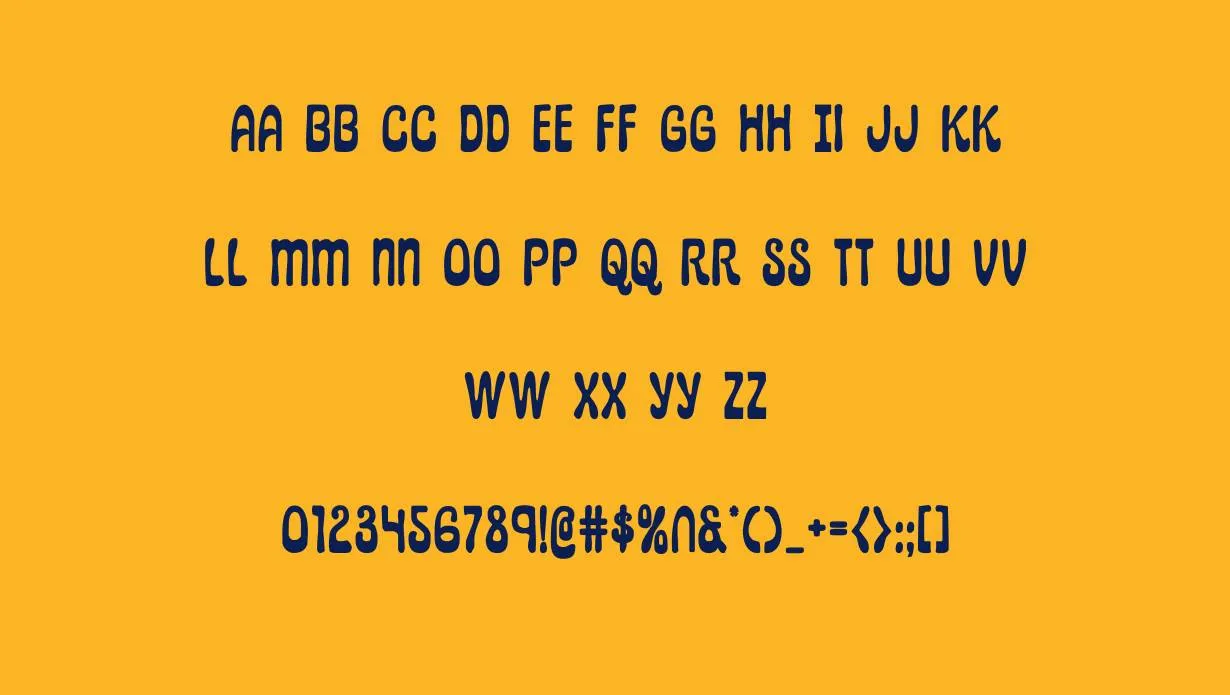 Pepperland Font Free Download style variations