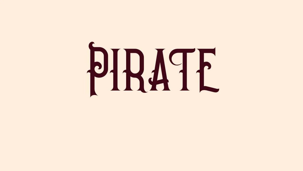 Preview of Pirate Font Free Download