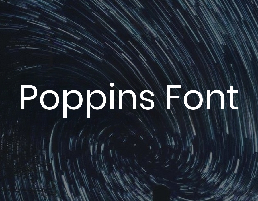 Preview of Poppins Font Family Free Download
