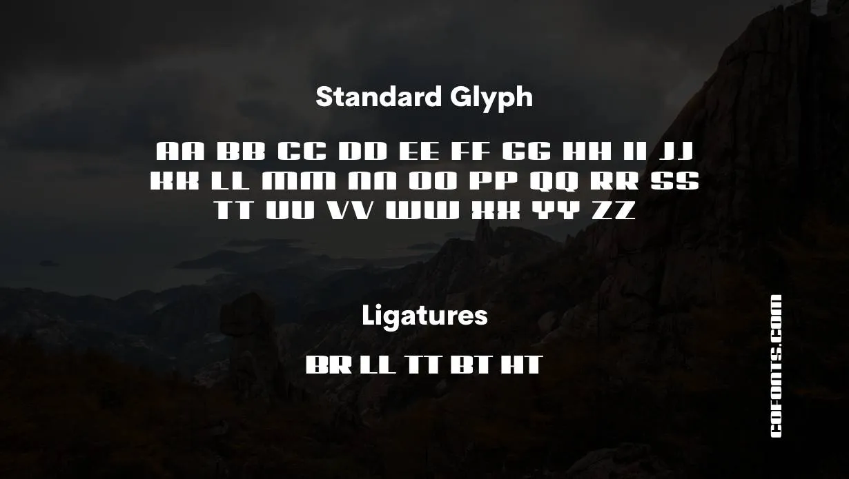 Possession Font Free Download style variations