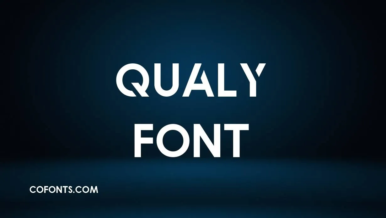 Preview of Qualy Font Free Download