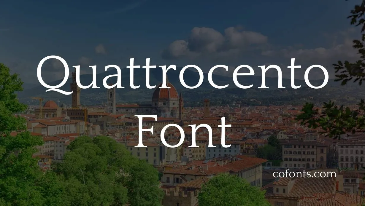 Quattrocento Font