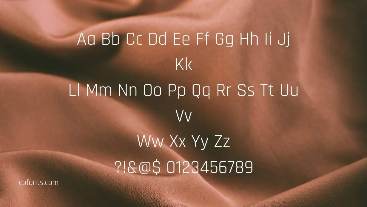 Rajdhani Font Free Download style variations