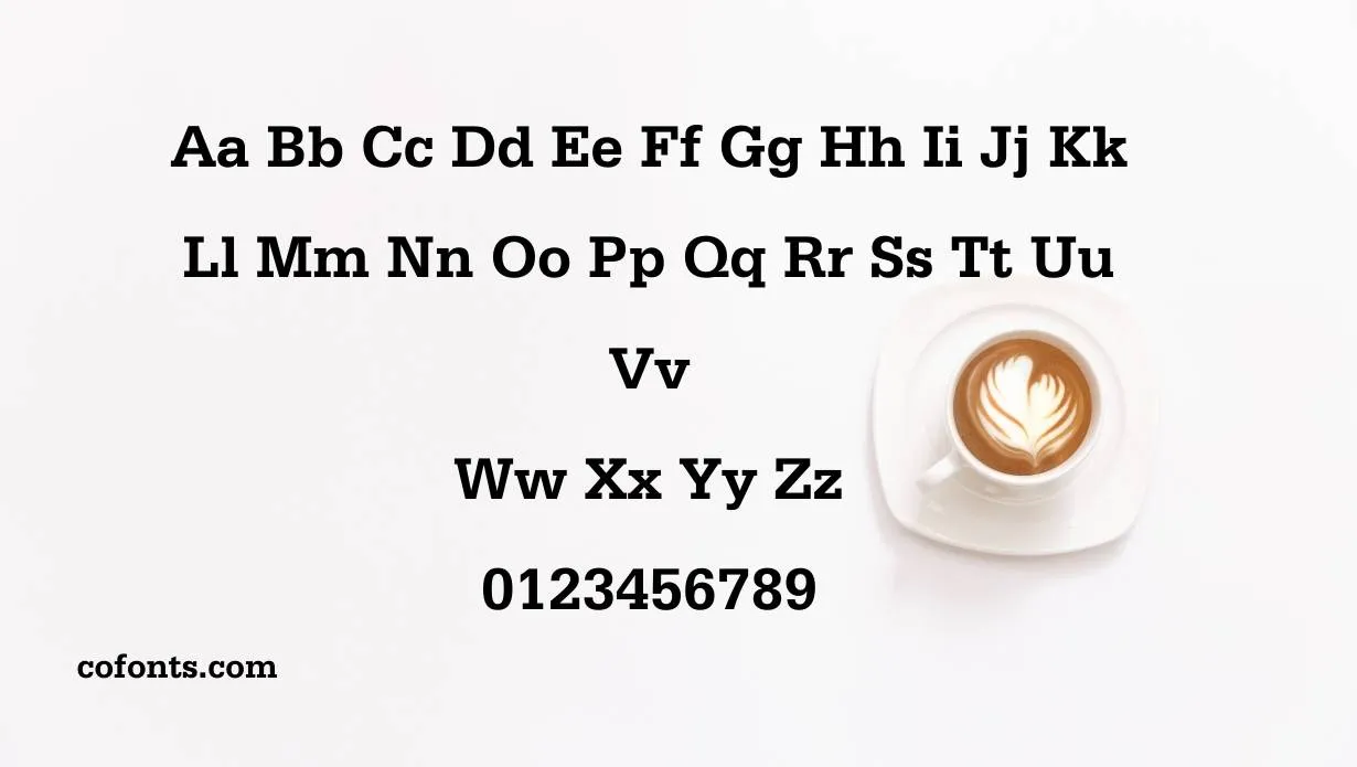 Serifa Font Free Download style variations