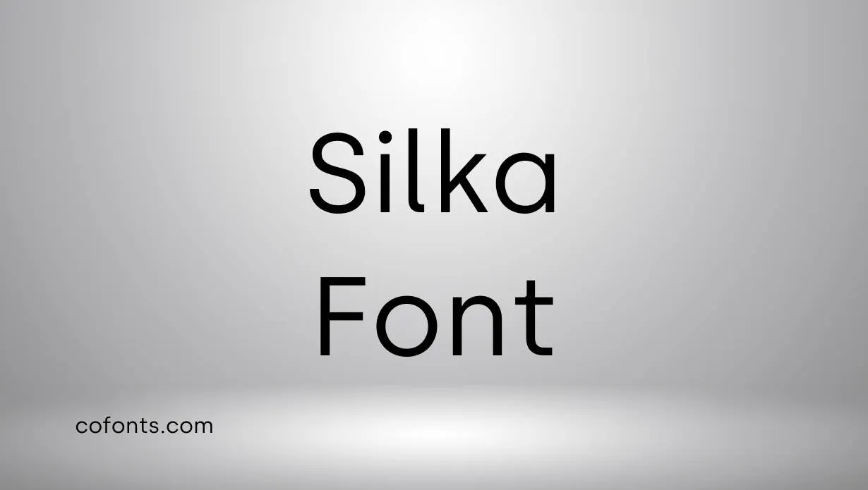 Preview of Silka Font Free Download