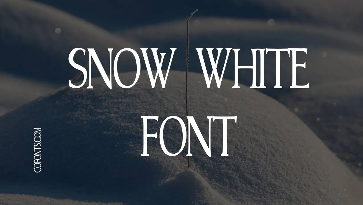 Preview of Snow White Font Free Download