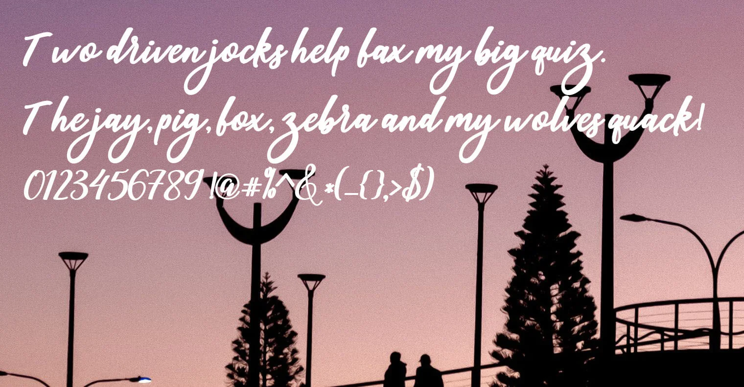 Sophia Font Free Download style variations