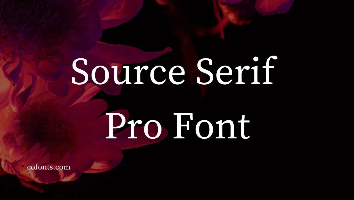 Preview of Source Serif Pro Font Free Download