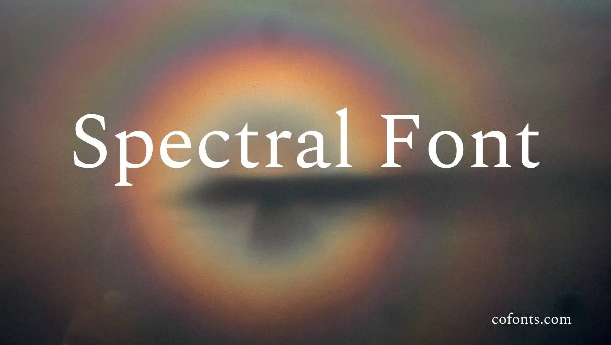 Preview of Spectral Font Free Download