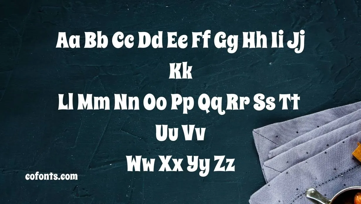 Spicy Rice Font Free Download style variations