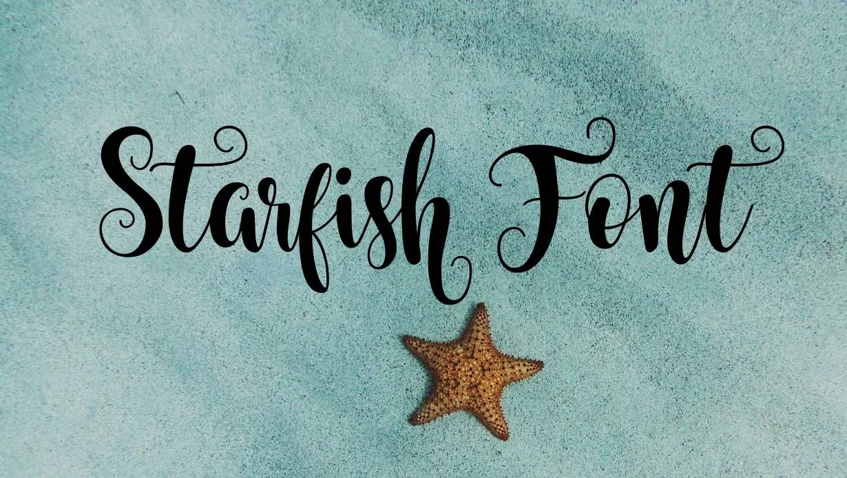 Preview of Starfish Font Free Download