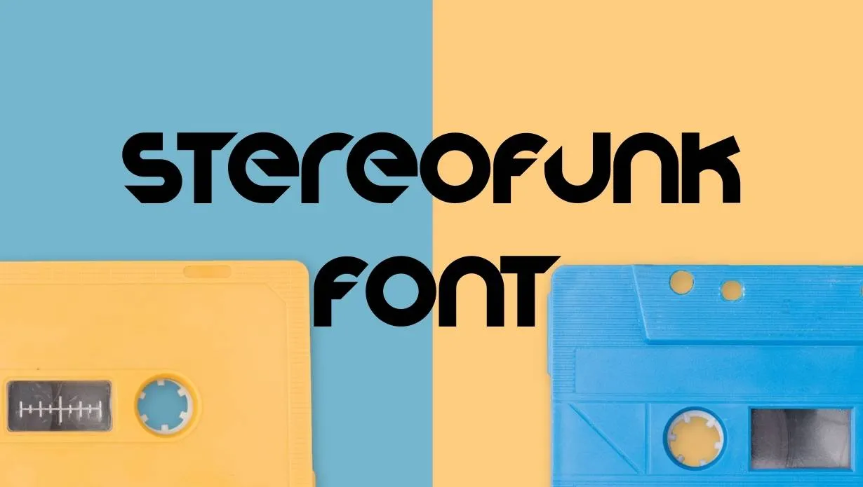 Preview of Stereofunk Font Free Download