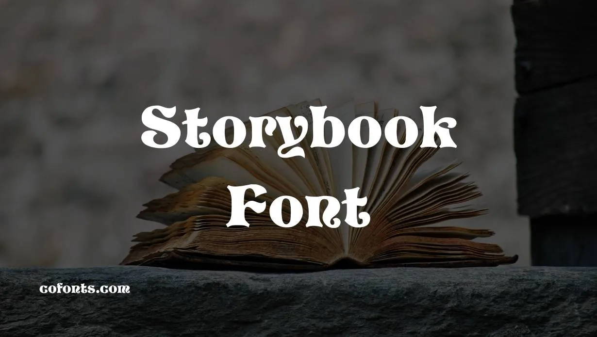 Preview of Storybook Font Free Download