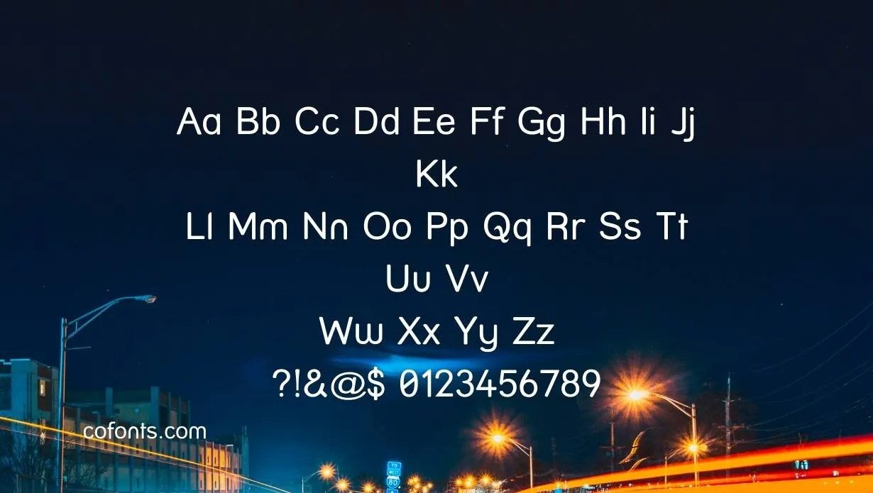 Street Font Free Download style variations