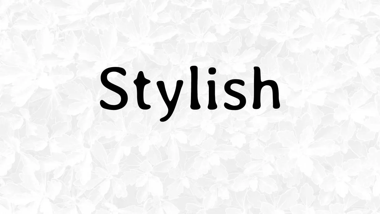 Preview of Stylish Font