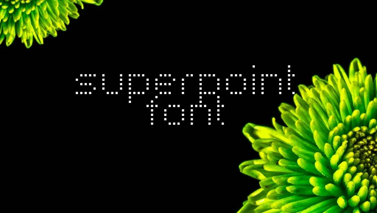 Preview of Superpoint Rounded Font Free Download